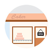 A cake shop